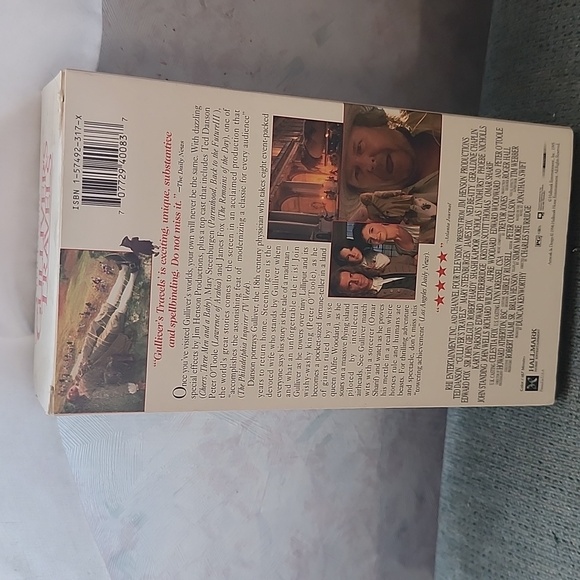VHS TAPE movie set of 2 Ted Danson "Gulliver's Travels" - Picture 2 of 4